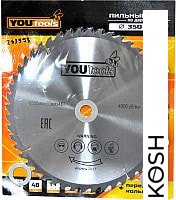 

Диск пильный Yourtools 350/50мм Z48 (по дереву, косой зуб у.з.+15)