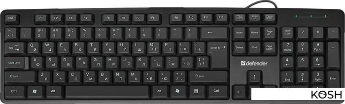 

Клавиатура Defender Next HB-440 RU (чёрная, USB)