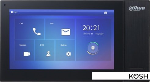 

Монитор видеодомофона Dahua DHI-VTH2421FB-P