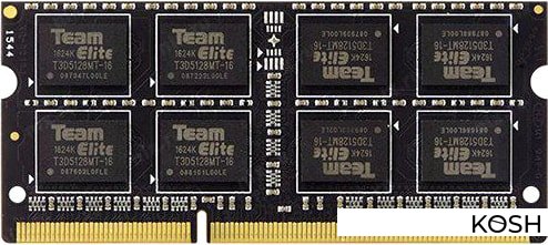 

Оперативная память SODIMM DDR4-3200 16Gb Team Elite (TED416G3200C22-S01)