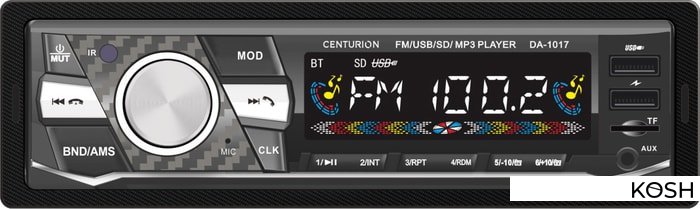 

Автомобильная магнитола Centurion DA-1017