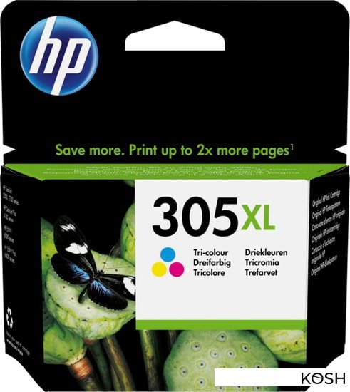 

Картридж HP 305XL (3YM63AE) Tri-Colour