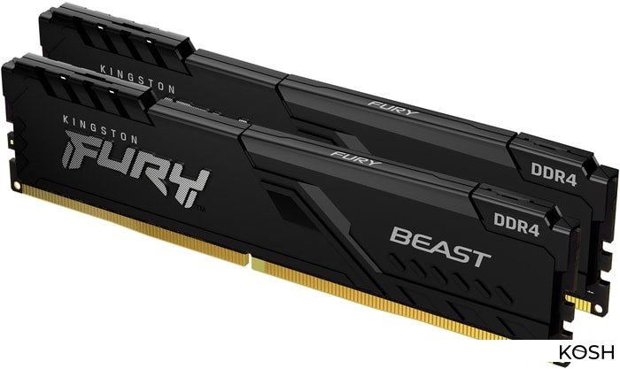 

Оперативная память DDR4-3600 16GB (2x8GB) Kingston FURY Beast (KF436C17BBK2/16)