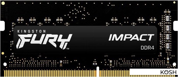 

Оперативная память SODIMM DDR4-3200 8GB Kingston FURY Impact (KF432S20IB/8)