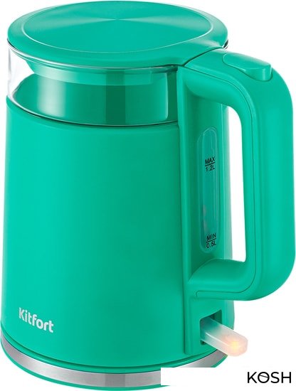 

Чайник Kitfort KT-6124-3 (бирюзовый)