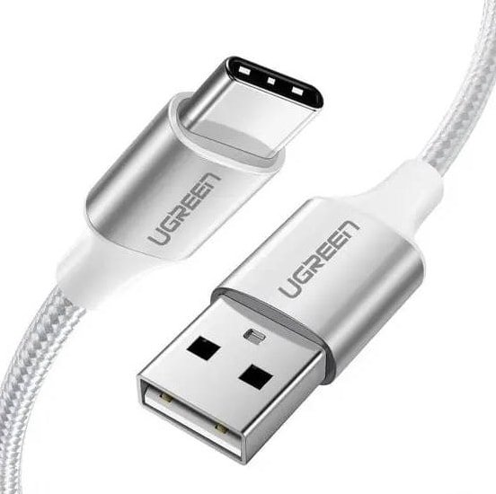 

Кабель соединительный USB Type-C - USB Type-C Ugreen US264 1.5м белый (60519)