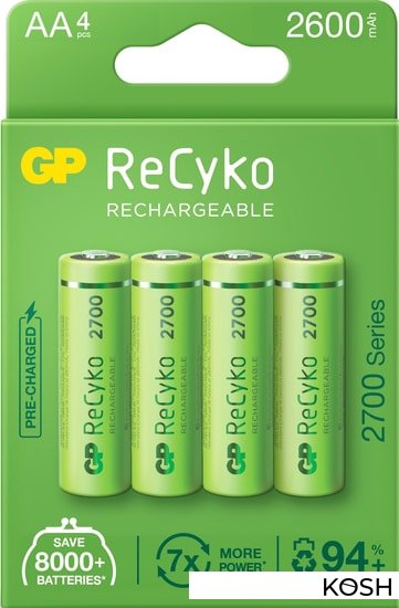 

Аккумулятор GP 270AAHCE-2EB4 (AA)(4шт)