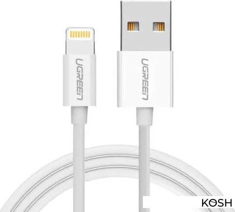 

Кабель Lightning-USB-A Ugreen US155 (1 м, белый)(20728)