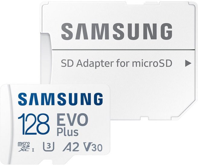 

Карта памяти microSDXC 128Gb Samsung Class 10 UHS-I U1+ адаптер (MB-MC128KA/RU)