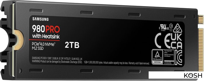 

SSD-накопитель M.2 Samsung 980 Pro 2000Gb (MZ-V8P2T0CW)