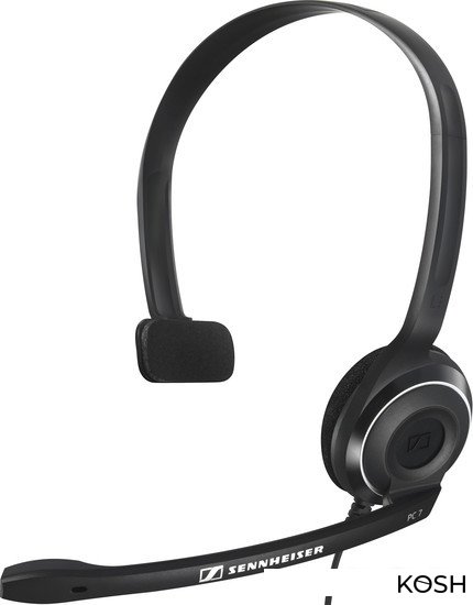 

Гарнитура (микрофон+наушник) Sennheiser PC 7 USB (чёрная)