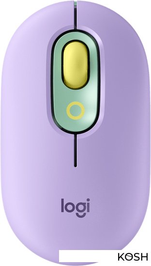 

Мышь беспроводная Logitech POP (910-006547)(фиолетовая с мятным)