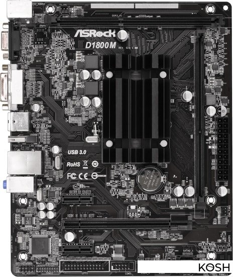 

Материнская плата ASRock D1800M (mATX)