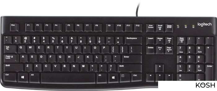 

Клавиатура Logitech K120 (920-002522)(чёрная, USB)