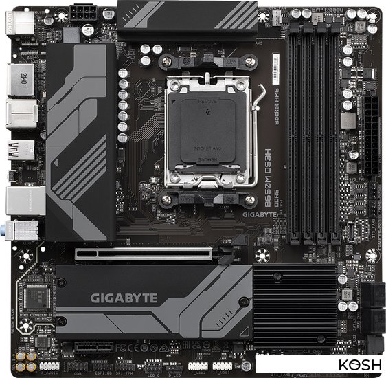 

Материнская плата Gigabyte B650M DS3H (rev. 1.0)