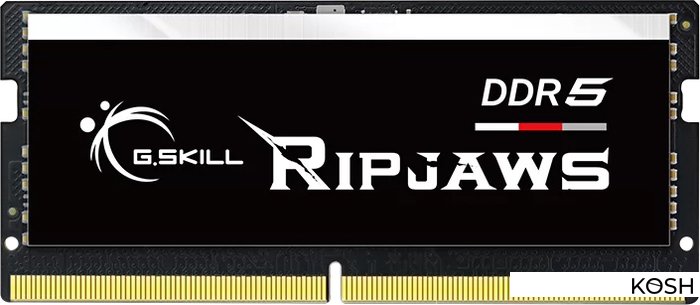 

Оперативная память RAM SODIMM DDR5-5600 32Gb G.Skill Ripjaws (F5-5600S4645A32GX1-RS)