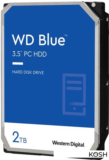 

Жесткий диск Western Digital Blue 2000Gb (WD20EARZ)