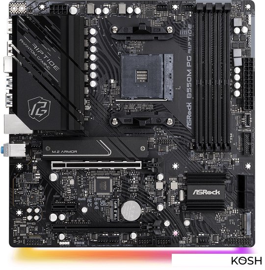 

Материнская плата ASRock B550M PG Riptide (AMD B550)(mATX, Socket AM4)