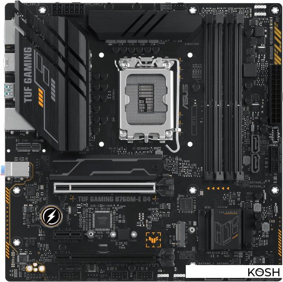 

Материнская плата ASUS TUF Gaming B760M-E D4 (Intel B760)(mATX, Socket LGA1700)
