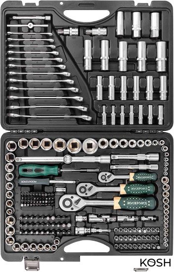 

Набор инструментов ударных RockForce RF-42182-5 (218 предметов)