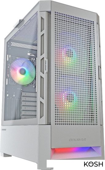 

Корпус Cougar Airface RGB (CGR-5ZD1W-AIR-RGB) (окно, белый, без БП)