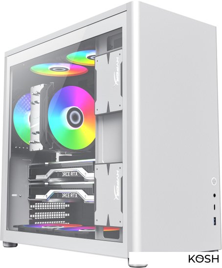 

Корпус GameMax Spark PRO Full (белый, без БП)