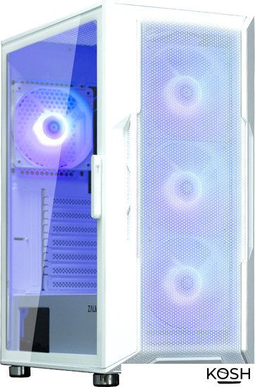 

Корпус Zalman i3 NEO ARGB White (белый, без БП, с окном)