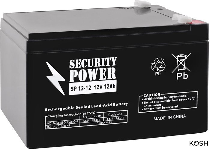 

АКБ для ИБП Security Power SP 12-12 (12V/12Ah)