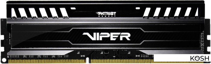 

Оперативная память DDR3-1600 8Gb Patriot Viper 3 Black Mamba (PV38G160C0)