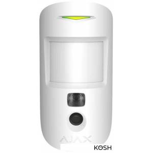 Беспроводной датчик движения с фотоподтверждением тревог Ajax MotionCam (10309.23.WH1)(белый)