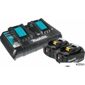 Аккумулятор Makita BL1850B + зарядное DC18RD (191L75-3)