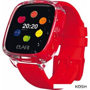 Умные часы Elari KidPhone 4 FRESH (KP-F) (красный)