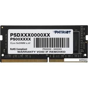 Оперативная память SODIMM DDR4-3200 16Gb Patriot Signature Line (PSD416G320081S)