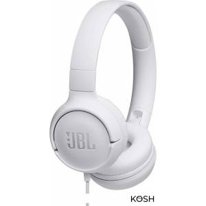 Гарнитура (микрофон+наушники) JBL T500 (белая)