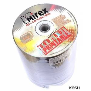Диск DVD+R Mirex 8.5GB 8x (в плёнке, 100шт)(UL130069A8T)