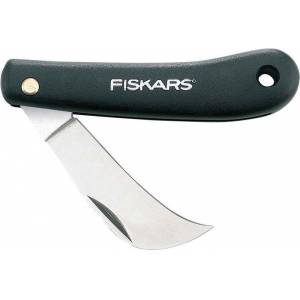 Нож садовый Fiskars изогнутый для прививок (125880) 1001623