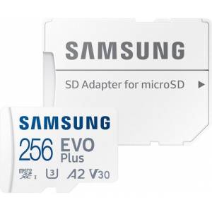 Карта памяти microSDXC 256Gb Samsung Class 10 UHS-I U1+ адаптер (MB-MC256KA/RU)