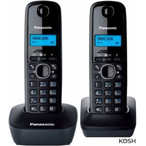 Радиотелефон Dect Panasonic KX-TG1612RUH (серый)