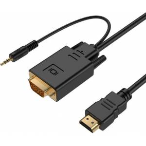 Преобразователь HDMI-VGA Gembird A-HDMI-VGA-03-5M