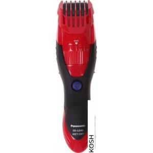 Машинка для бороды и усов Panasonic ER-GB40-R520 (черная с красным)