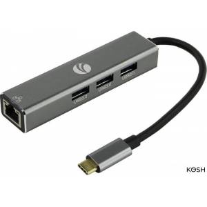 Концентратор 4-портовый Vcom DH311A (USB 3.1)