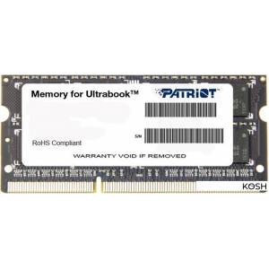 Оперативная память SODIMM DDR3-1600 8Gb Patriot (PSD38G1600L2S)(для Ультрабука)