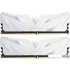 Оперативная память RAM DDR4-3200 32Gb (2x16Gb) Netac Shadow II White (NTSWD4P32DP-32W)