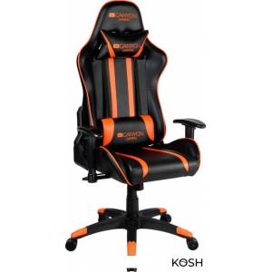 Кресло игровое Canyon Fobos CND-SGCH3 (черно-оранжевое)