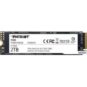 SSD-накопитель M.2 Patriot P300 2000Gb (P300P2TBM28)