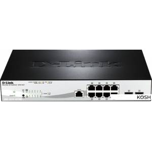 Коммутатор D-Link DGS-1210-10P/ME/A1A (10 портов, 1000Mbps)