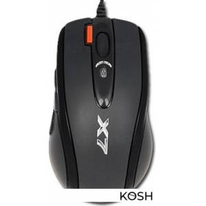 Мышь A4Tech XL-750BK (черная, USB)