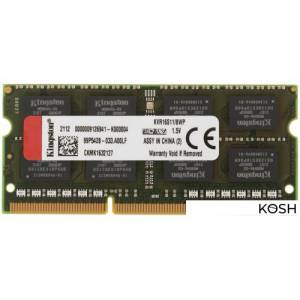 Оперативная память SODIMM DDR3-1600 8Gb Kingston ValueRAM (KVR16S11/8WP)