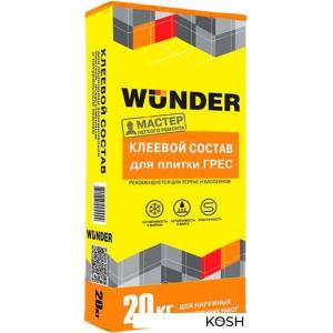 Клей для плитки Wunder ГРЕС (20кг)