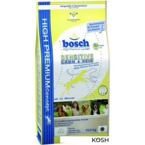 Корм для собак Bosch Petfood Sensitive Lamb&Rice (15кг)